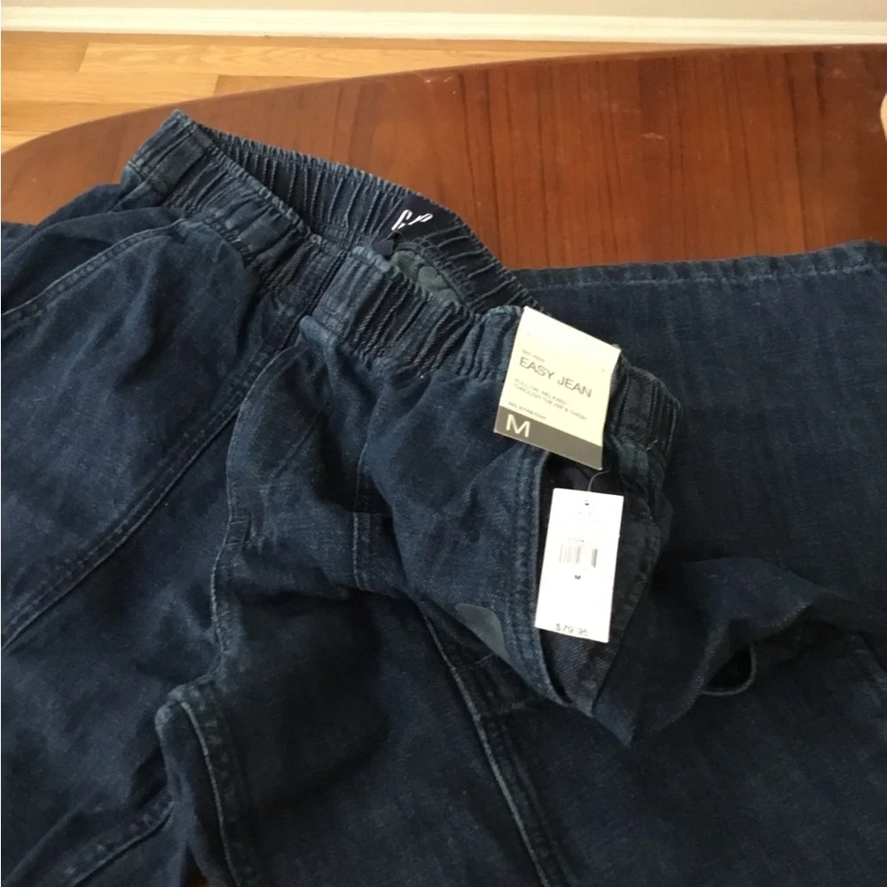 GAP Women's Dark Blue Wide Leg Jeans - Picture 5 of 5